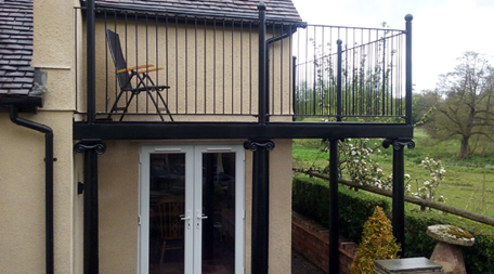 Domestic External Balcony - 4-Tec Steel Fabrications